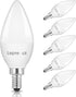 Lepro E12 LED Candelabra Light Bulbs, 5000 Kelvin Daylight White 5.5 watt,