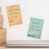 Motivational Affirmation Sticky Note Pad Assortment / Set of 5 Multicolor Note Pads / 4" x 6" / 50 Sheets Per Pad