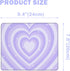Pecfamly (9.4 x7.8 Inch) Girly Purple Mouse Pad, Aesthetic Lavender Mouse Pad Cute, Purple Desk Accessories