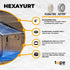 WOD AFTR36 Aluminum Foil Tape, 2 Inch x 150 Feet, Heat Shield Reflective Sealant Tape