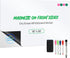 White Board Sticker Adhesive, Magnetic Dry Erase Board Sheet for Refrigerator, Flexible Planner with Markers
