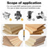 FivePears Top and Bottom Bearing Flush Trim Router Bit, 1/4 Inch Shank, 1/2 Inch Cutting Diameter