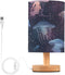 ALAZA Beautiful Jellyfish Bedside Table Lamp with USB Port for Bedroom Nightstand