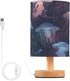 ALAZA Beautiful Jellyfish Bedside Table Lamp with USB Port for Bedroom Nightstand