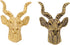 Zeizafa Unique Drawer Pulls Brass Dressers Knob Cupboard Handle Modern Furniture Handle Goat Shape Bedside Cabinet Pull