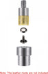 uxcell 9mm Rivet Setter Punch Dies Fasteners Tool Set - Hand Press Machine Stud Carbon Steel and Rubber