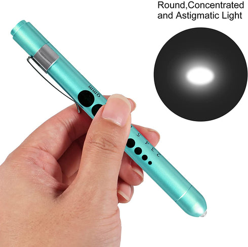 AOICRIE Diagnostic Medical Penlight, Mini Reusable LED Penlight Flashlight Pen Torch, Torch Doctor Nurse Emergency Pen
