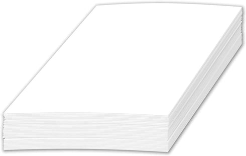 Half Letter Size Sheets, 250 Sheets Per Pack, 8.5 x 5.5 Inches Copy Paper, White Memo Sheets, 24lb Thick Paper