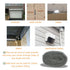 Steel Wool Mice Control, 2 Pack 3"x10 Ft Hole Filler, Gap Blocker, Barrier for Protecting Against Animals in Holes,