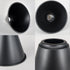 7.5" Bulb E26 Black Industrial Metal Guard Cone Lamp Shade with Light Socket Extender Replacement, Iron Cover, DIY