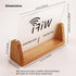 Modern American Style Bright Color Printing WiFi Password Sign Stickers in Black