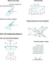 QMQJIA Portable Universal Multi-Purpose Rolling Ruler Drawing Parallel Compass-Ruler School Stationery Protractor