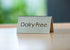 1C-BF-DAIRYFREE-MOD 3" 1.5" 1.5" Service Ideas Laser Cut Table Tent Sign, Dairy Free, Length x Width x Height