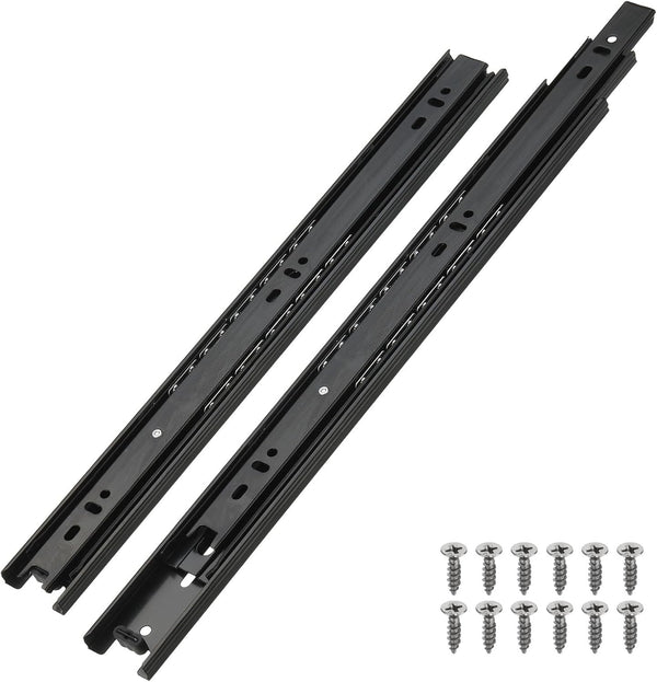 PATIKIL 15 x 1.5 Inch Drawer Slides, 2Pcs Steel Full Extension Ball