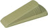 Heavy Duty Non-Slip Large Rubber Door Stopper, Big Foot ColorStop Wedge, Beige, Made in the USA