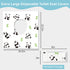 Caxlis 20 Pack Toilet Seat Covers Disposable, Waterproof, Ideal for Kids and Adults, Extra Large, Individually Wrapped