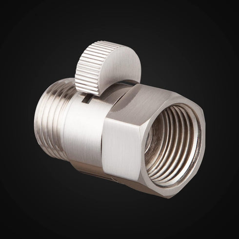 XVL Shower Head Shut-Off Valve, Solid Brass 2 Pieces, Brushed PT02C