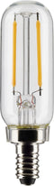 Satco S21340/06 2.8-Watt LED E12 Light Bulbs, 2700K, 15000 Hour Rating, Dimmable, 6