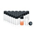 20PCS 10ML Clear Small Liquid Sample Glass Vials with Screw Caps, Leak-Proof for Lab and Essential Oils