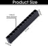 20 Pcs 12 Holes Hex Shank Bit Holder Screwdriver Head Storage Case Drill Bit Organizer Plastic Drill Bit Case Drill Bit Storage Fit for 1/4 Inch Hex Shank (Black) by Kigley