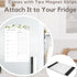 Magnetic Meal Planning Pad for Fridge, 52 Undated Tear-off Sheets, 6x9 Inch Meal Planner & Grocery List