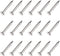 Small Nails (1.2x10mm) 500pcs, Tiny Carbon Steel Hardware Nails for Household Woodworking, Silver Tone