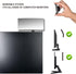 onsogi 1 Pack Acrylic Wide Angle Rear View Mirror for Cubicle Desk Computer PC Monitor to See Behind You, Stick-on