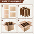 BHHQHH 5 Sets Packing 16 12 12 Inch Moving Box Glasses Divider Kits,Wine Glassware Dish Divider for Moving