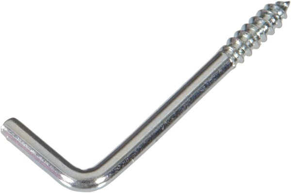 Hillman Hardware Essentials 320495 Square Bend Hook, 0.106" x 1-3/8", Zinc-Plated, 100 Pack