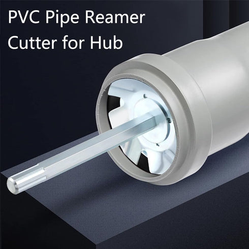 PVC Fitting Saver 2 inch PVC Pipe Reamer Cutter for Removing SCH 40 from Hub Socket, Plumbing Tool