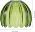 2 Pack 4.72x4.72x8.26In Baluue Pumpkin Glass Lampshade Clear Handcrafted Even Light Distribution Rustic Design