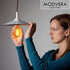 12-Pack Bulb 40W ST64 2200K E26 Dimmable Edison Light - Vintage Squirrel Cage Filament Amber Glass Incandescent Lamps
