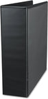 Universal UNV30751 3 in. Capacity Deluxe Easy-to-Open D-Ring View Binder - Black, 11 in. x 8.5 in.