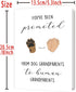 OJsensai Funny Pregnancy Announcement for Grandparent, Cute Pregnancy Revel Card for Grandparent, Promoted from Dog