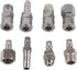 8Pcs Coupling Connector Set, 1/2 Pneumatic Air Compressor Hose Quick Coupler Plug Socket