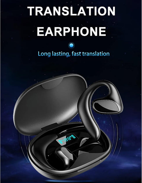 M8 Language Translator Earbuds - Two Way Real Time Translation, Supports 144 Languages, Speech Translator for Learning,