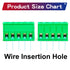 2 Set 5.08mm 5 Pin Male & Female Phoenix Type Connector No Soldering Green PCB Screw Terminal Block 5 Pole