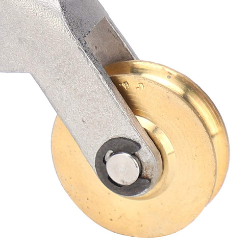 Hot Air Welding Weld Nozzle with Rollers, Stainless Steel Alloy Speed Welding Nozzles Replacement