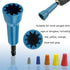 Wire Twisting Spinner,Spin-Twist Wire Connector Socket,Wire twist tool with 1/4" Chuck(Blue)