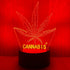 420 Leaf 3D LED Table Lamp Night Light Optical Visual Illusion Home Decor Lighting by Yooce
