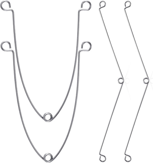 STSTR 4pcs Recessed Light Springs Clips, Stainless Steel Fixtures Spring Clips for Lightening,