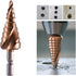 Meichoon Step Drill Bit 4-20mm HSS M35 Co Spiral Groove Hex Shank, Multi-Functional Drilling Tool HSS Cobalt Counterbore Hole Cutter for Wood Stainless Steel Cutting DC1602 by Meichoon