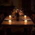 XRABTVSK 24 Pack 100H+, LED Tea Lights, Last Warm White Flickering Light(Ivory Base)