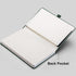 RETTACY Blank Journal Notebook 2-Pack, A5 Sketch Book with 192 Pages, Leather Hardcover, 5.7'' × 8.3'' (Black & Green)