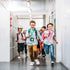 Hall Pass Lanyards with Card Passes, Unbreakable Classroom Passes Set for Teacher Parents, 6 Pcs