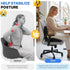 Generic 17.32x15.75x14.57 Inches, Tailbone L-Shaped Ergonomic Seat Cushion with Lumbar Support, Memory Foam Orthopedic