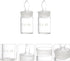 Hemobllo Glass Beakers 2pcs, Weighing Bottle Chemistry Laboratory Equipment Pycnometer Flask for Specific Gravity
