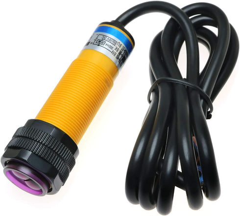 E-outstanding DC 6-36V 3 Wire NPN NO IR Photoelectric Sensor Switch 30cm Adjustable E3F-DS30C4