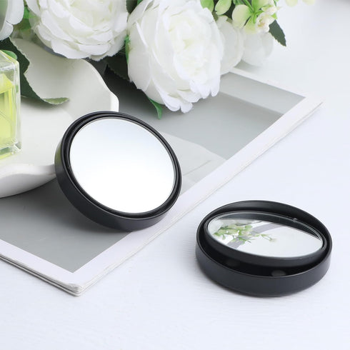 Bremorou 2 2.36" PCS Cubicle Mirror to See Behind You Adjustable Monitor Rear View Mirror for Office Desk Office