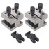 kimllier 4Pcs V-Block Multi-Use Gauge Tool, 1-3/8 x 1-3/8 x 1-3/16 Inch with Box